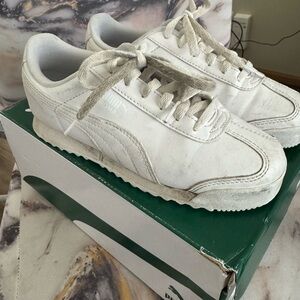 Puma Classic White Trainers